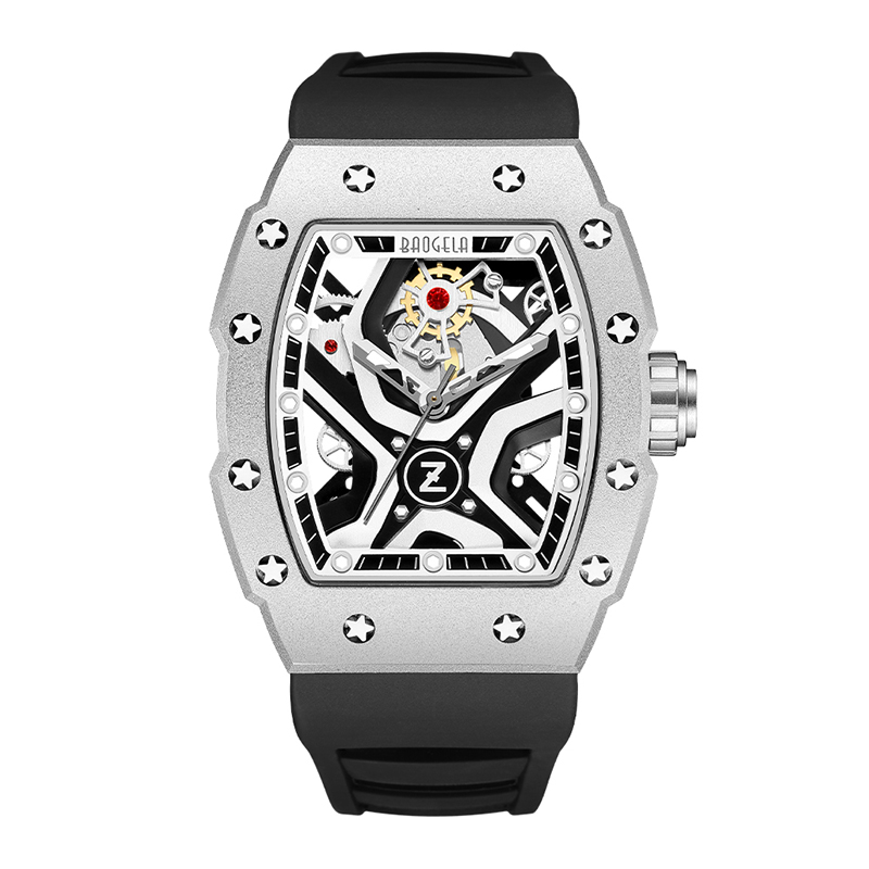 Đồng hồ thương hiệu hàng đầu của Baogela dành chonam giới Thể thao Thể thao Waterprooter Wind Wind 50Bar Casual Watch Watch Japan Reloj Hombre 4143
