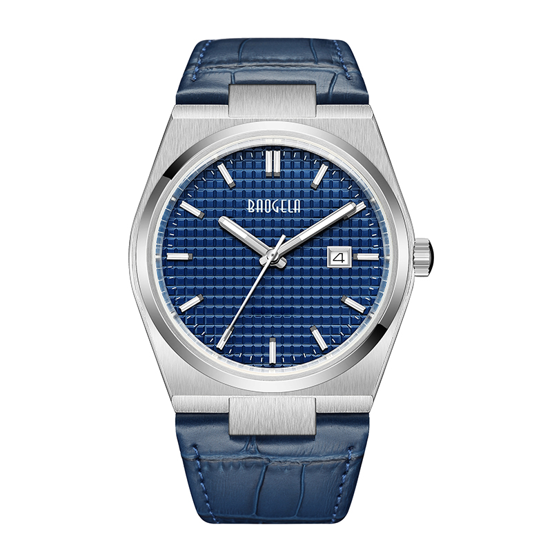 Baogela 40mmnam giới kinh doanh Đồng hồ Thể thao Thể thao CASUAL DA CÔNG CỤ DA CÔNG CỤ BẮT ĐẦU 50TM Đồng hồnam Relogio Masculino 22802